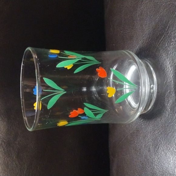 🌷1 Vintage Libbey Jubilee Tulips Juice Glass - Picture 1 of 11